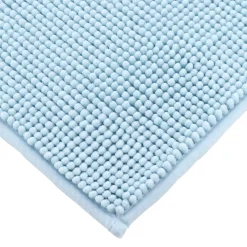 TENDANCE Tapis de bain microfibre (45 x 75 cm) Boules Bleu clair Best