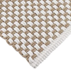 TENDANCE Tapis de bain microfibre maille (45 x 90 cm) Cuzco et Beige Taupe Hot