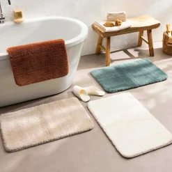 douceur d'intu017drieur Tapis de bain microfibre (50 x 80 cm) Maël Terracotta Sale