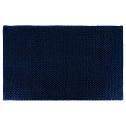 TENDANCE Tapis de bain microfibre (50 x 80 cm) Boules Bleu marine Online
