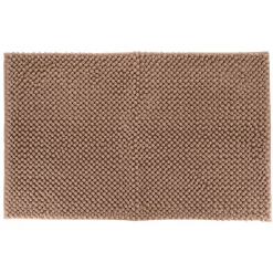 TENDANCE Tapis de bain microfibre (50 x 80 cm) Boules Cappuccino Hot