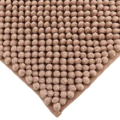 TENDANCE Tapis de bain microfibre (50 x 80 cm) Boules Cappuccino Hot