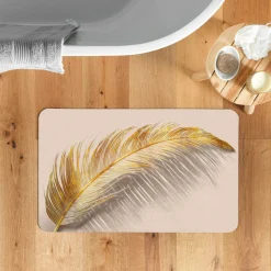 douceur d'intu017drieur Tapis de bain ultra-absorbant (120 x 50 cm) Angelica Ecru New