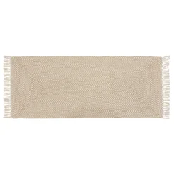 ATMOSPHERA Tapis de couloir jute et coton (80 x 200 cm) Jyta Blanc Online