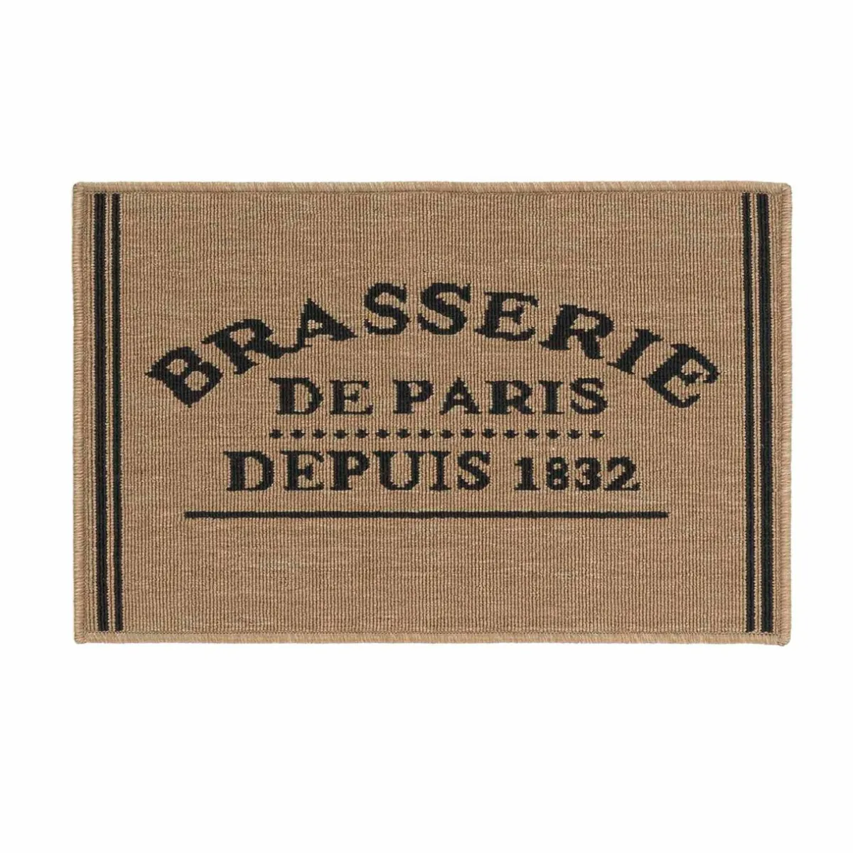 DOUCEUR D'INTERIEUR Tapis de cuisine (50 x 80 cm) Troquet Beige New