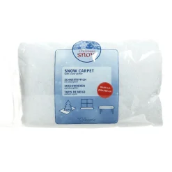 KAEMINGK Tapis de neige rectangulaire (250 x 100 cm) Argent pailleté Blanc