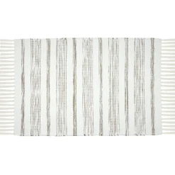 STOF Tapis de salon coton (60 x 90 cm) Joanny Beige New