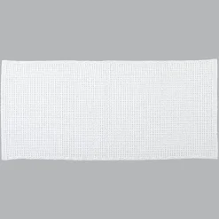 TENDANCE Tapis de salon coton (50 x 120 cm) Mimetisme Blanc Online