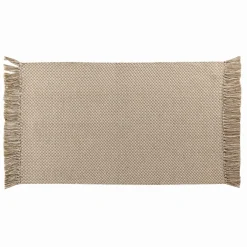 DOUCEUR D'INTERIEUR Tapis de salon coton (50 x 80 cm) Pietro Marron New
