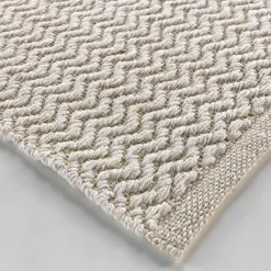 DOUCEUR D'INTERIEUR Tapis de salon coton (50 x 80 cm) Flavio Beige Discount