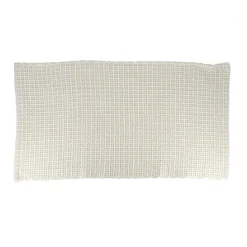 TENDANCE Tapis de salon coton (50 x 90 cm) Mimetisme Blanc et Ivoire Clearance