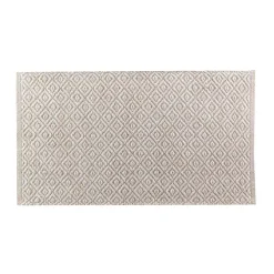 DOUCEUR D'INTERIEUR Tapis de salon coton (50 x 80 cm) Matteo Beige Best