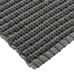 TENDANCE Tapis de salon coton (50 x 90 cm) Mimetisme Gris clair Discount