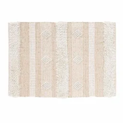 DOUCEUR D'INTERIEUR Tapis de salon coton (60 x 90 cm) Athos Ecru Discount
