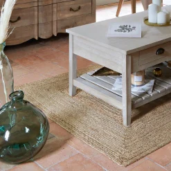ATMOSPHERA Tapis de salon jute (120 x 170 cm) Louna naturel Beige Clearance
