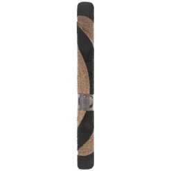 ATMOSPHERA Tapis de salon jute rond (120 cm) Bord Noir Hot