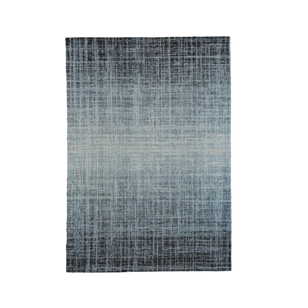 EMINZA Tapis de salon rectangulaire jacquard (140 x 200 cm) Shiraz Argent New
