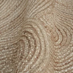 EMINZA Tapis de salon rectangulaire jute tressée main (160 x 230 cm) Neha Beige