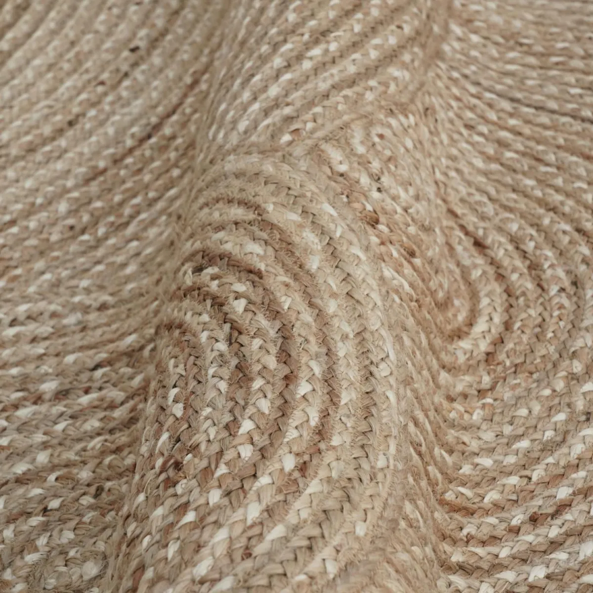 EMINZA Tapis de salon rectangulaire jute tressée main (160 x 230 cm) Neha Beige