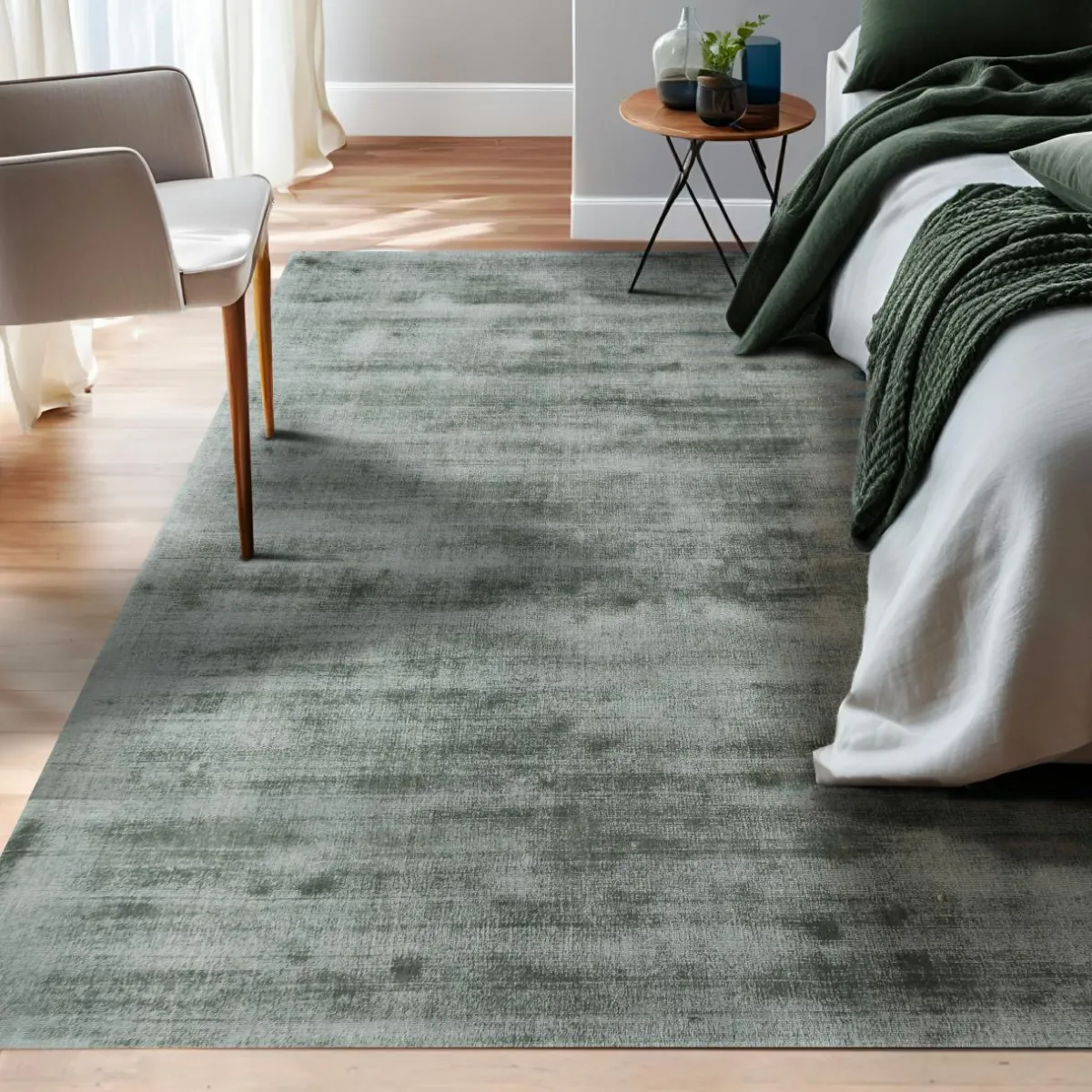 EMINZA Tapis de salon rectangulaire tissé (160 x 230 cm) Antique Gris Sale