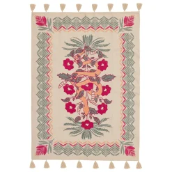 Atmosphera, cru017dateur d'intu017drieur Tapis de salon rectangulaire coton (170 x 120 cm) Wild Multicolore Sale