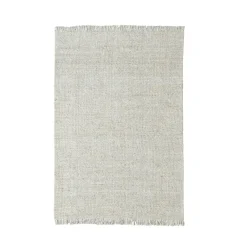 EMINZA Tapis de salon rectangulaire laine tissée (140 x 200 cm) Jacks Beige Best