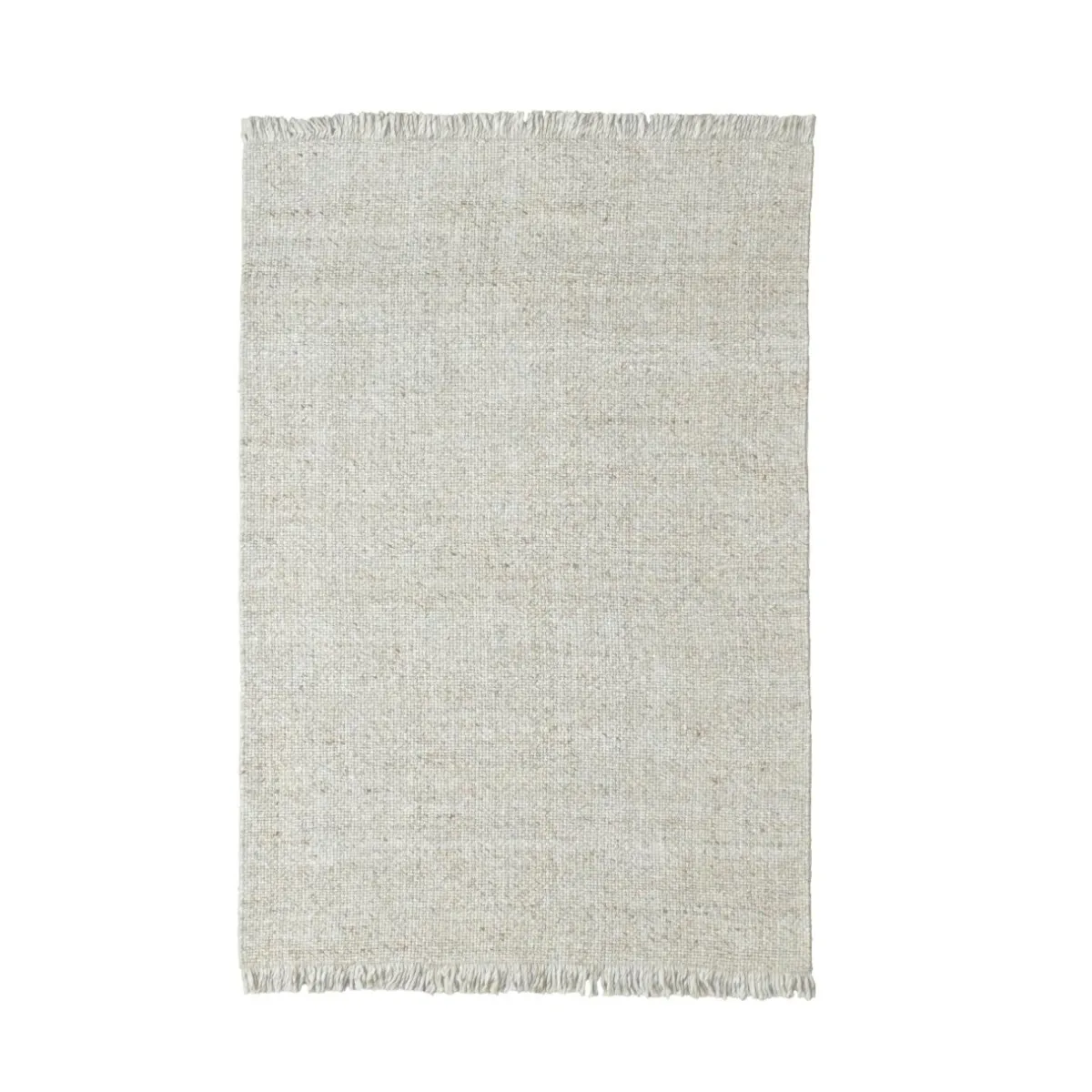 EMINZA Tapis de salon rectangulaire laine tissée (140 x 200 cm) Jacks Beige Best