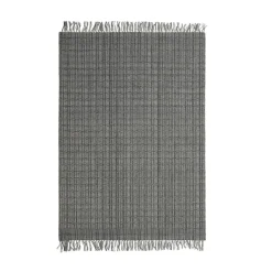 EMINZA Tapis de salon rectangulaire matière recyclée (140 x 200 cm) Priya Gris Discount