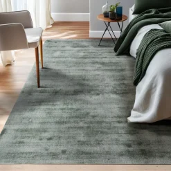 EMINZA Tapis de salon rectangulaire tissé (140 x 200 cm) Antique Gris Clearance