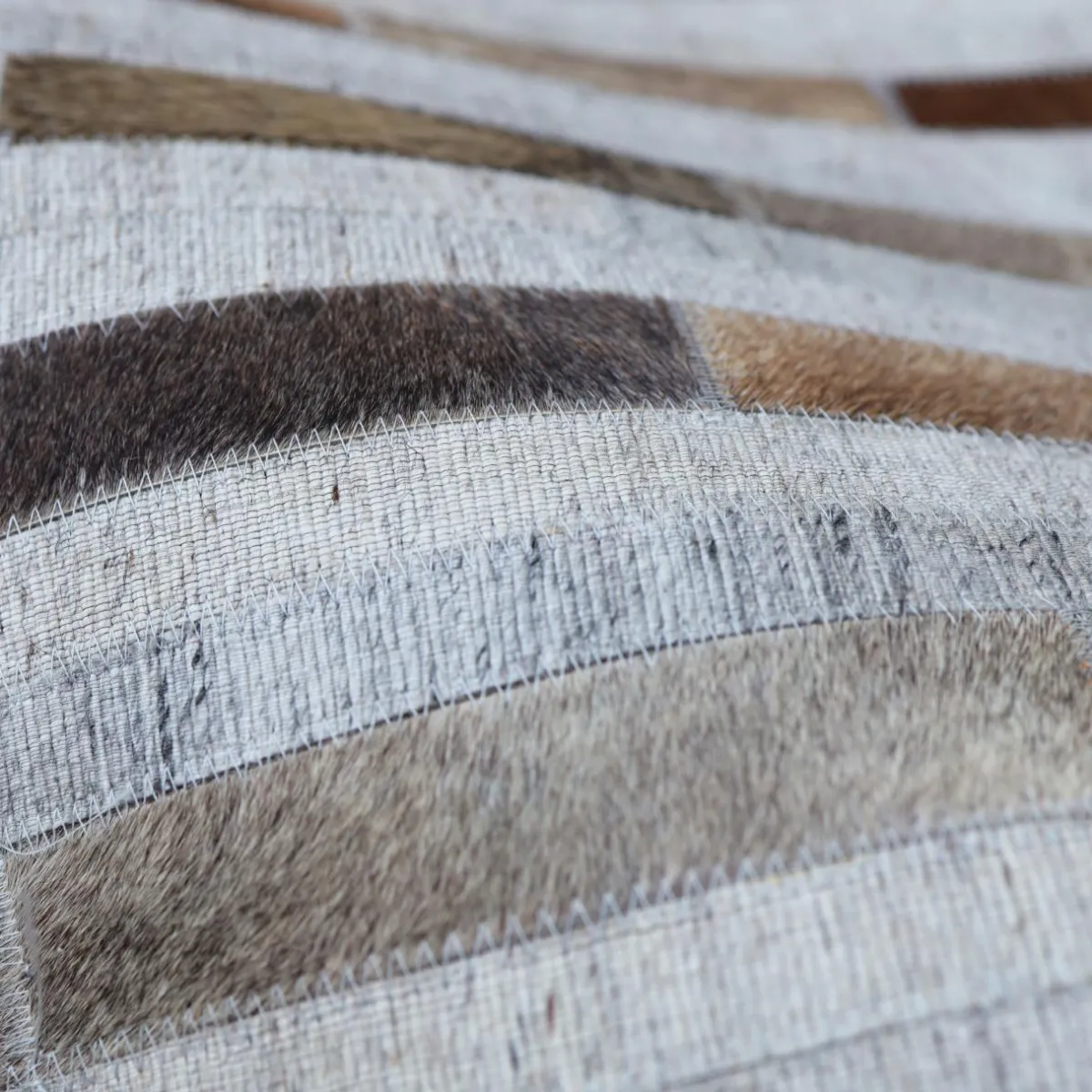 EMINZA Tapis de salon rectangulaire laine jacquard (140 x 200 cm) Sanjay Gris Online