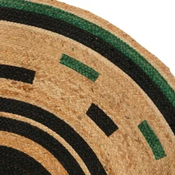 Atmosphera, cru017dateur d'intu017drieur Tapis de salon rond jute (120 cm) Mala Beige