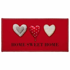 DOUCEUR D'INTERIEUR Tapis d'entrée (50 x 120 cm) Home Passion Rouge Online