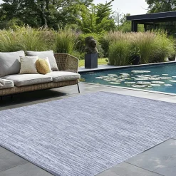 L'EFFET PAPILLON Tapis d'extérieur rectangulaire (160 x 230 cm) Bono Gris Graphite Sale