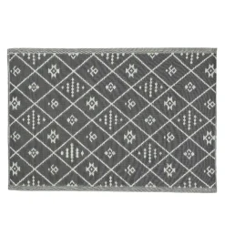 #N/A Tapis d'extérieur rectangulaire (180 x 120 cm) Inca Gris Discount