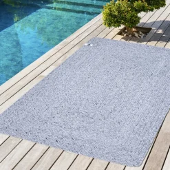 L'EFFET PAPILLON Tapis d'extérieur rectangulaire (50 x 80 cm) Pablo Noir cendré Online