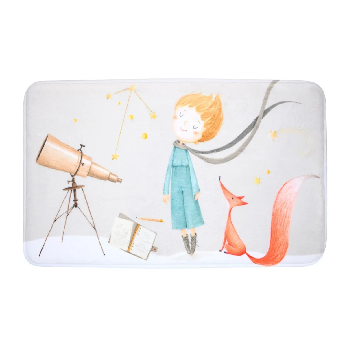 STOF Tapis enfant multi-usage (45 x 75 cm) Antoine Multicolore Ecru Best
