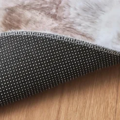 EMINZA Tapis fausse fourrure (120 cm) Toronto Taupe Sale