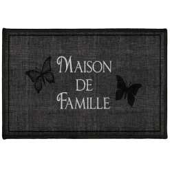 DOUCEUR D'INTERIEUR Tapis multi-usage (40 x 60 cm) Familia Gris Discount