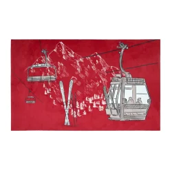 STOF Tapis multi-usage antidérapant (45 x 75 cm) Villard Rouge New