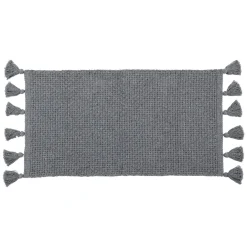 TENDANCE Tapis salon coton (45 x 90 cm) Alba Gris Best
