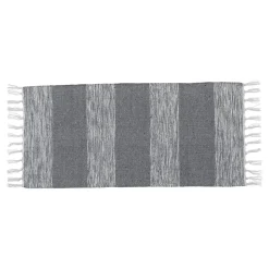 TENDANCE Tapis salon coton (45 x 90 cm) Ambre Gris Hot