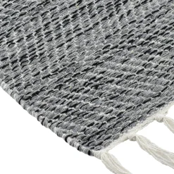 TENDANCE Tapis salon coton (45 x 90 cm) Jade Gris Clearance