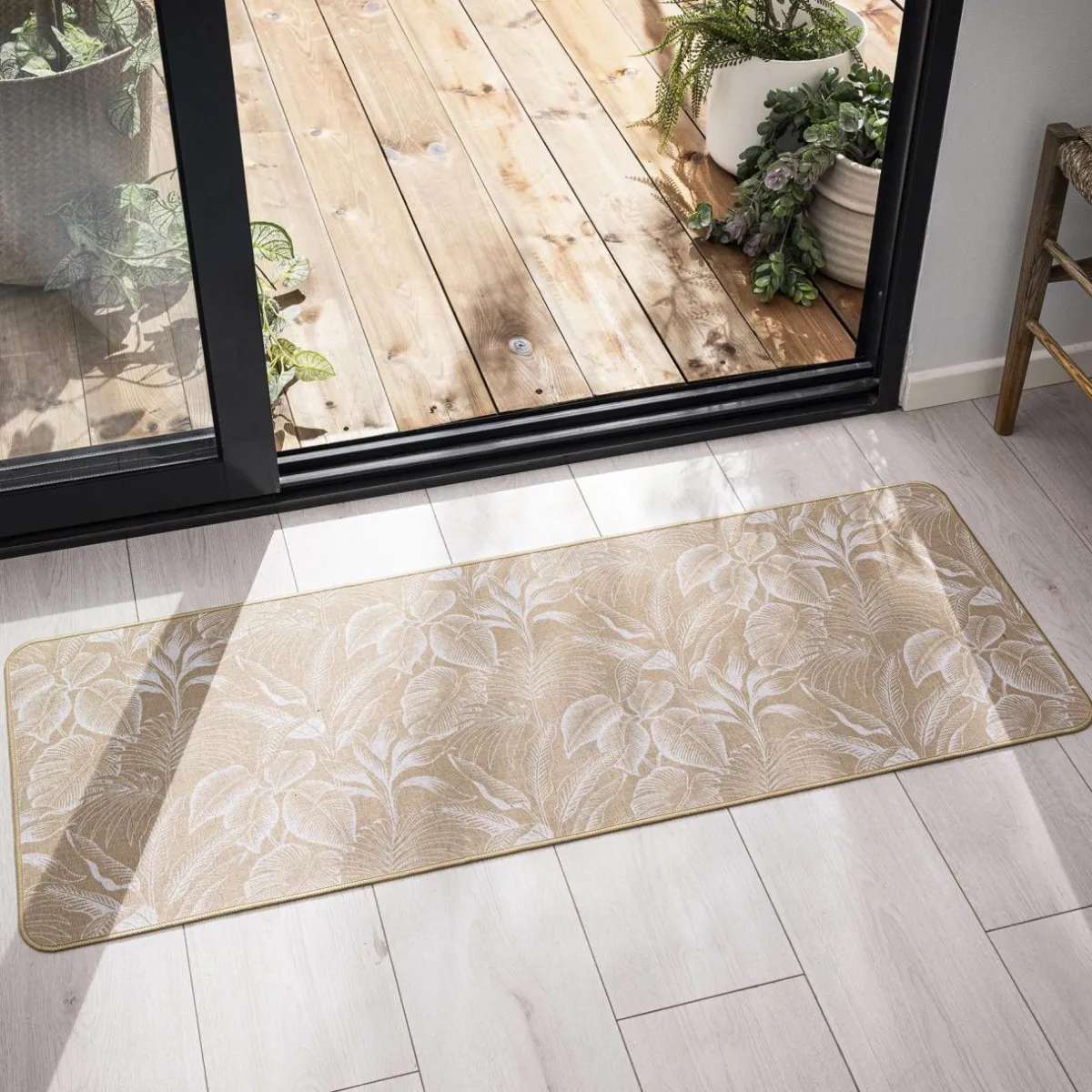 douceur d'intu017drieur Tapis tissé antidérapant (45 x 120 cm) Stylis Blanc New