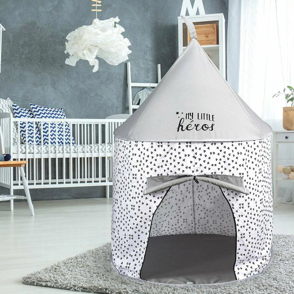 HOME DECO KIDS Tente Pop up enfant (H135 cm) e Gris Discount