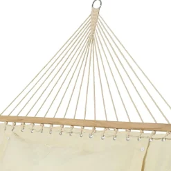 #N/A Toile de hamac 2 places avec coussin Évasion Crème Beige Best
