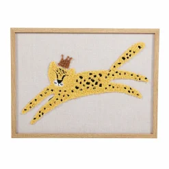 OSTARIA Toile murale enfant (30 x 40 cm) Guépard Jaune Online