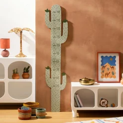 Atmosphera cru017dateur d'intu017drieur for kids Toise murale bois enfant (H 140 cm) Cactus Vert New