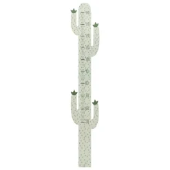 Atmosphera cru017dateur d'intu017drieur for kids Toise murale bois enfant (H 140 cm) Cactus Vert New