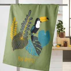 DOUCEUR D'INTERIEUR Torchon (70 cm) Brazilia Vert Hot
