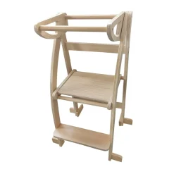 EMINZA Tour d'observation pliable en bois (H92 cm) Roma Beige